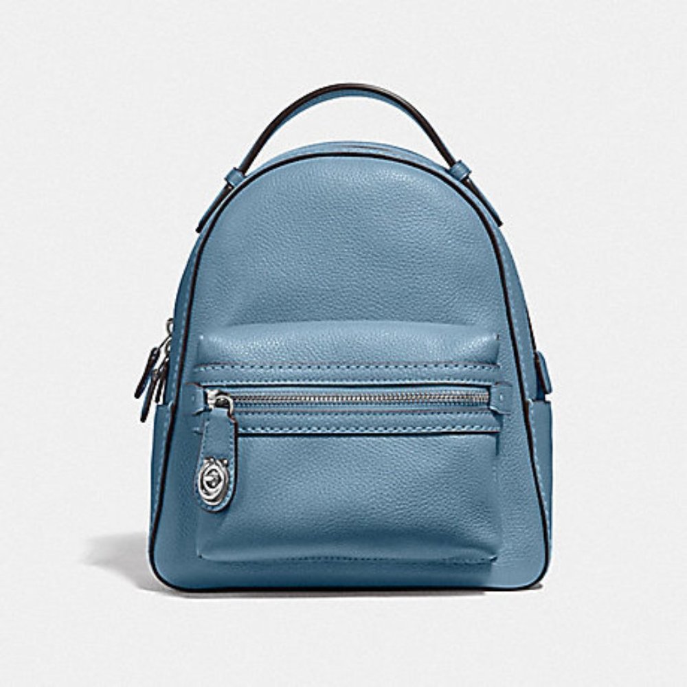 Coach Campus Backpack 23 in Sky Blue